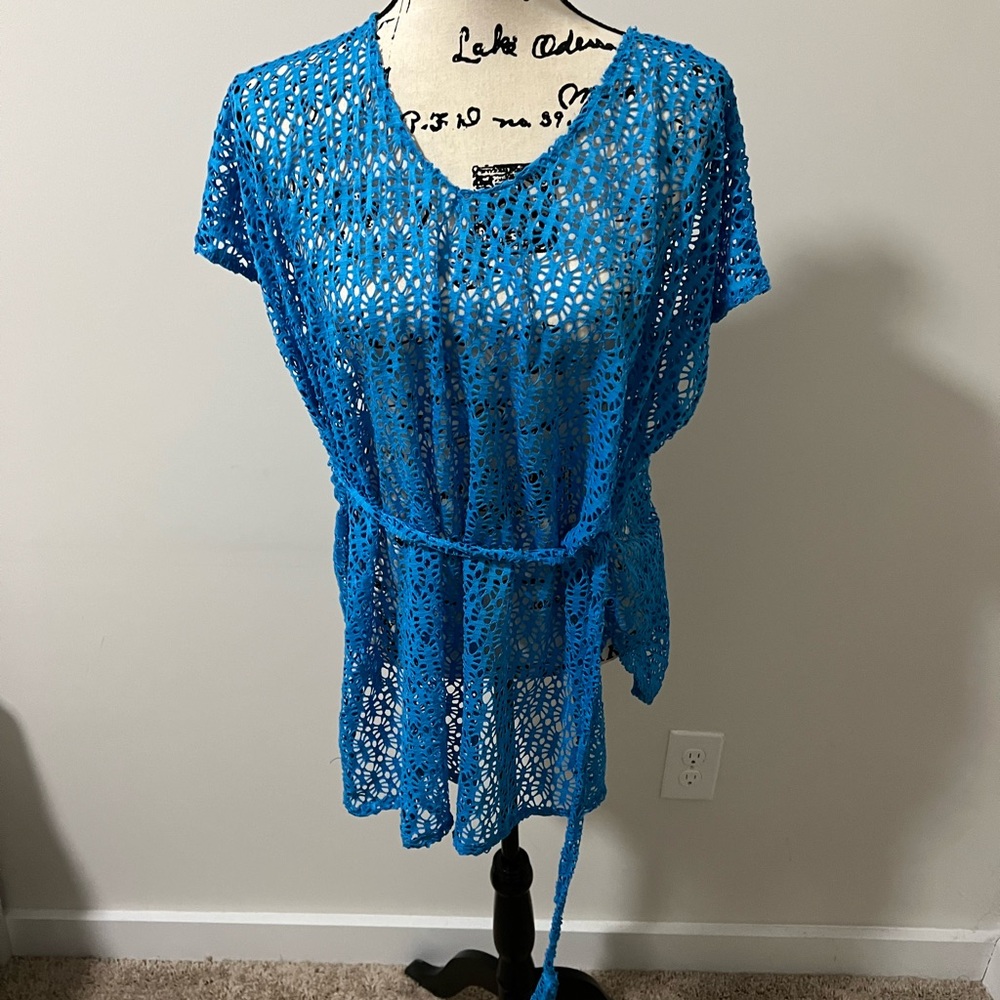 Blue cover up